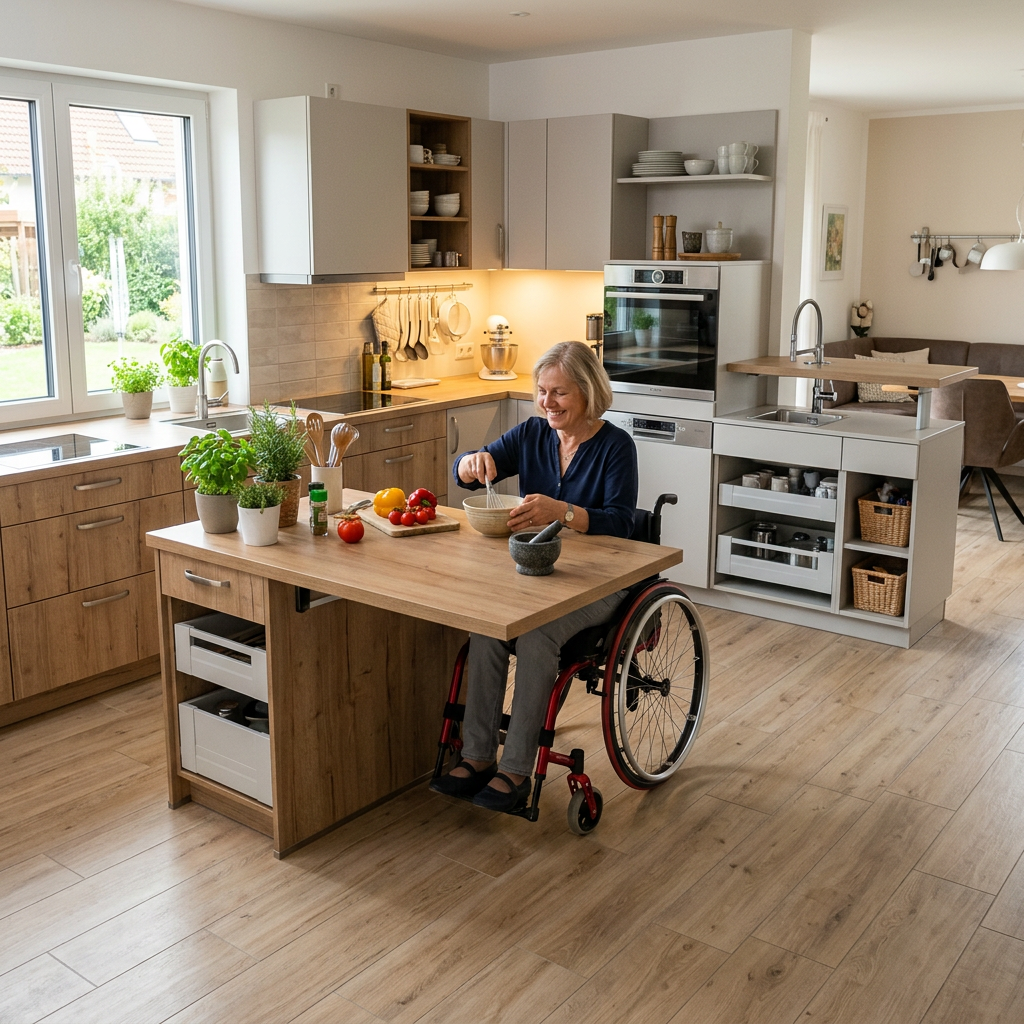 Barrierefreie Küchenplanung: Ergonomie und Komfort für jede Lebenslage